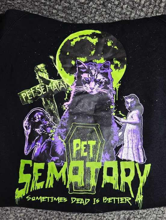 torrid Tops - Pet Sematary Hoodie Torrid 2X Black Horror Graphic Neon Green Stephen King Goth